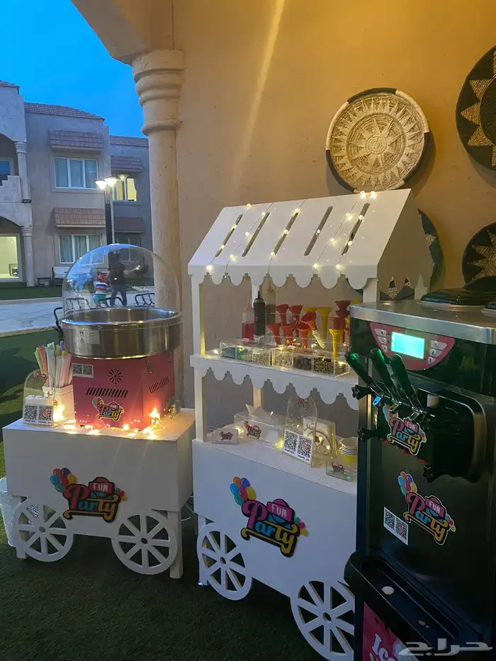 تاجير عربات التسالي ايسكريم بأنكيك كرسبي فشار ذرة بليله 0