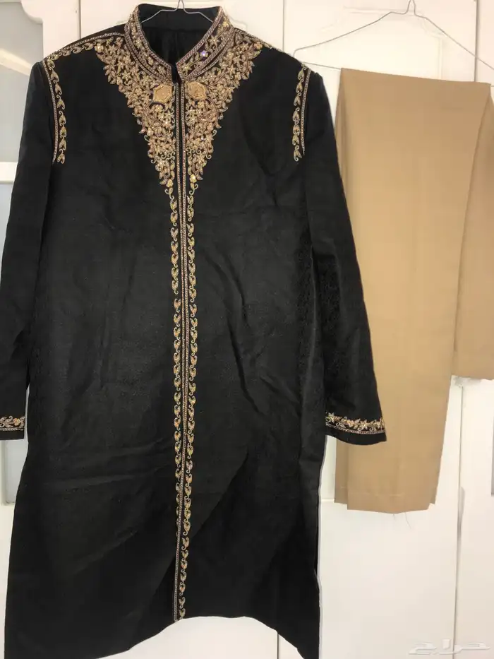 لبس هندي جديد رجالي ملابس بنجابي دقله باكستاني سروال ازياء 4