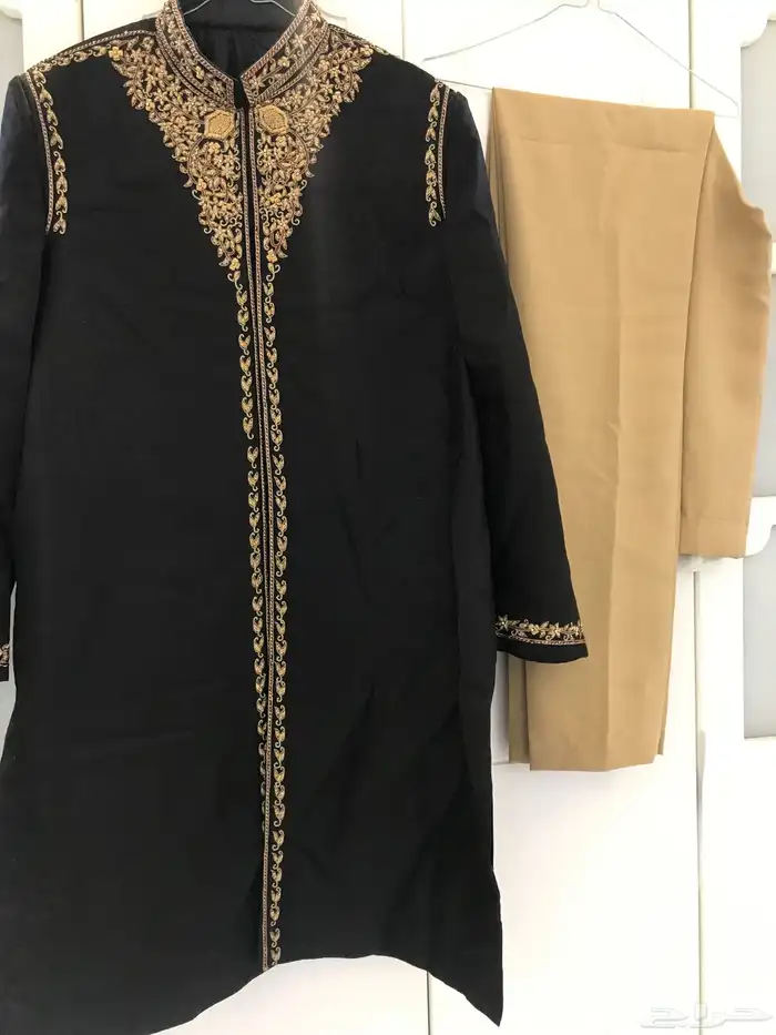 لبس هندي جديد رجالي ملابس بنجابي دقله باكستاني سروال ازياء 0