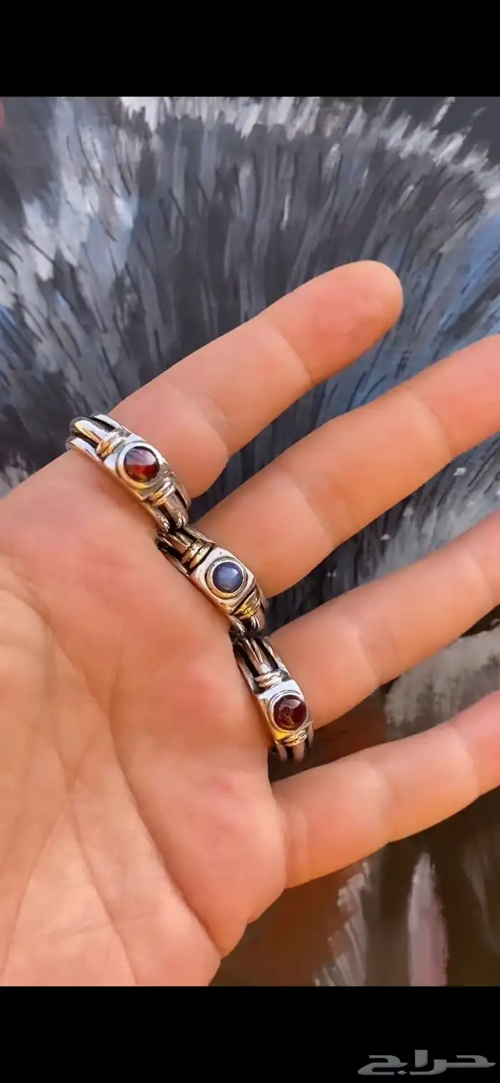 خواتم فضة ثقيل نوادر 90
