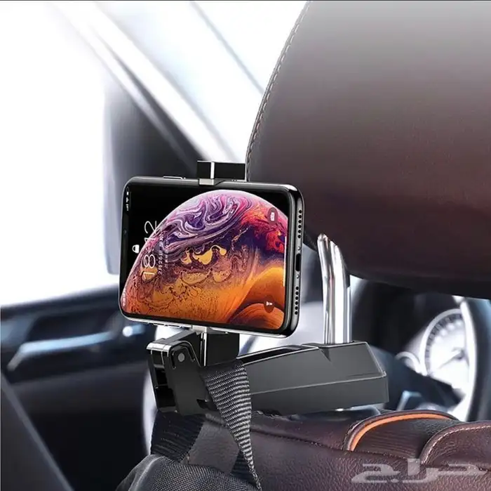 حامل الجوال للسيارة في المقعد الخلفي 0