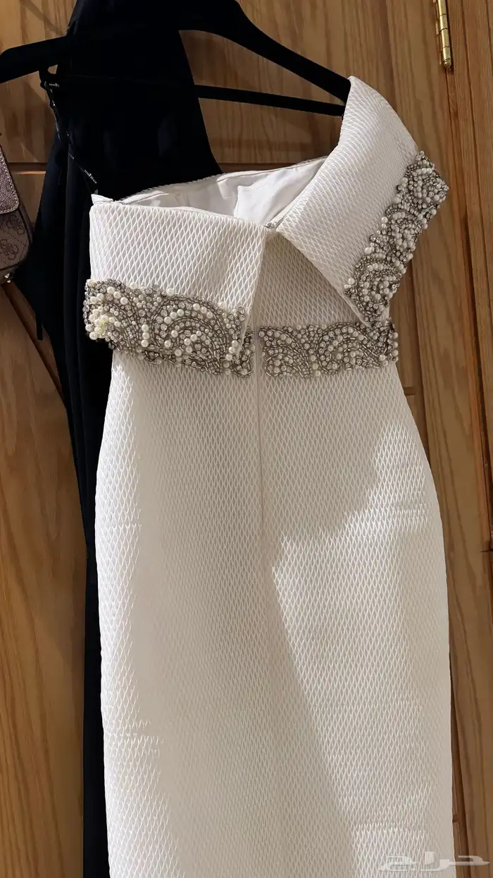 فستان فيفد فلير ابيض 2