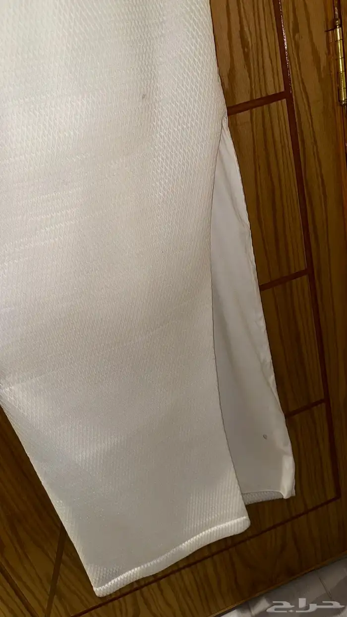 فستان فيفد فلير ابيض 1