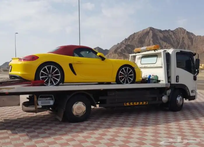 سطحة هيدروليك للنقل وشحن السيارات والدراجات إلى الإمارات 2