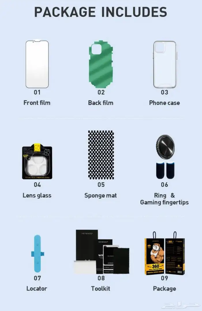 بكجات حماية ( أيفون 14 برو برو ماكس) (( جمله والشحن مجاني )) 1