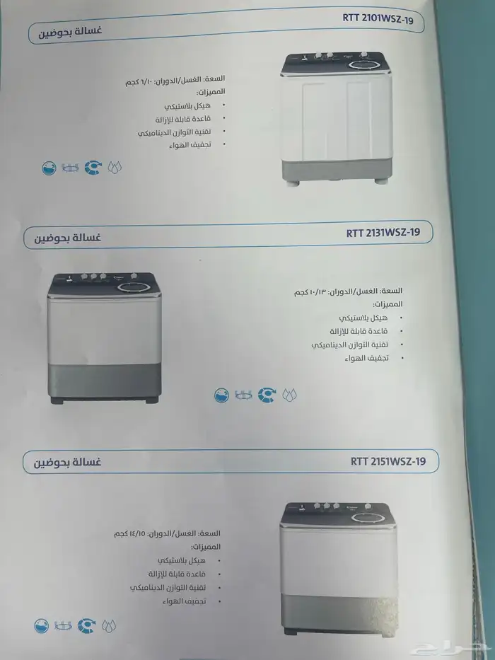 غسالات كاندي حوضين من شركة الاجهزة الايطالية 3