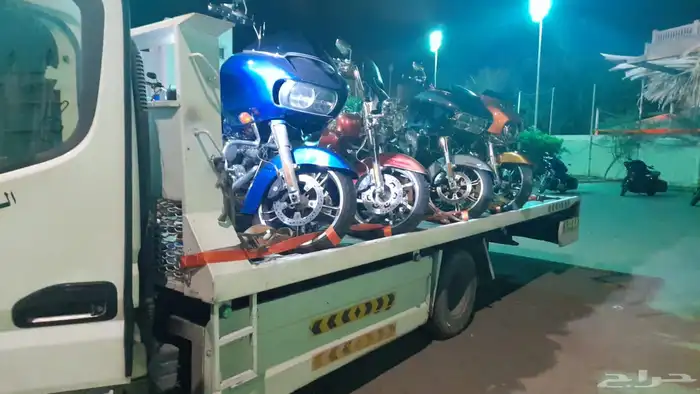 سطحة هيدروليك للنقل وشحن السيارات والدراجات إلى الإمارات 5