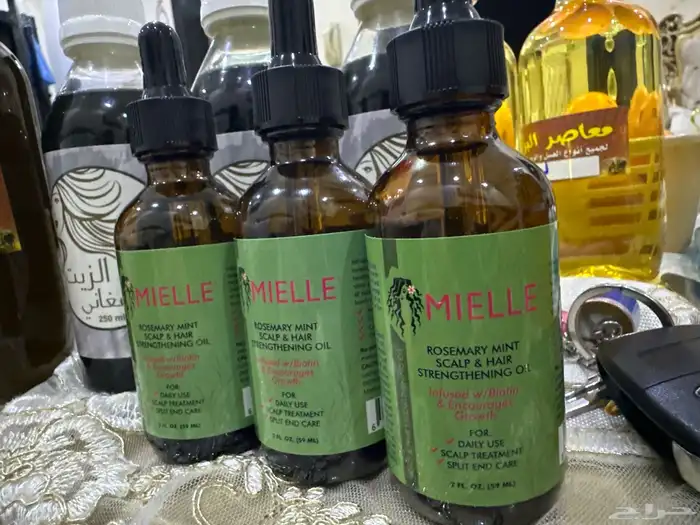 زيت اكليل الجبل بالنعاع العضوي لتقوية الشعر 1