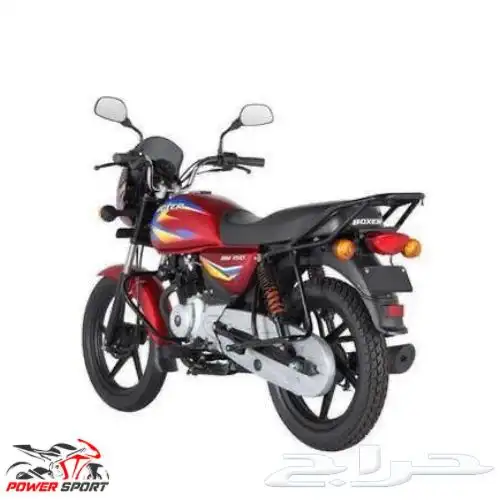 دراجة نارية بوكسر هندي BM150cc ( بلون الاسود والاحمر ) 3