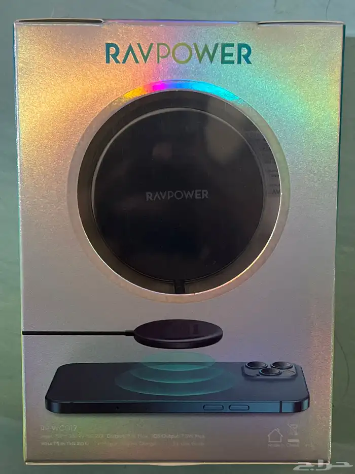 Ravpawer 15w wireless charger شاحن مغناطيس راف باور 0