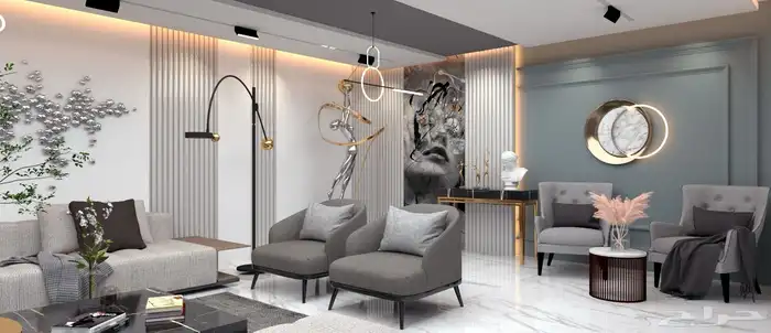 تصميم وتنفيذ ديكورات 3d 25
