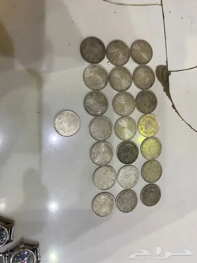 ريال عربي فضة خالص 1354 هه 0