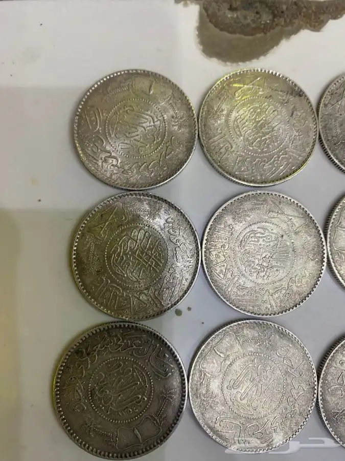 ريال عربي فضة خالص 1354 هه 3