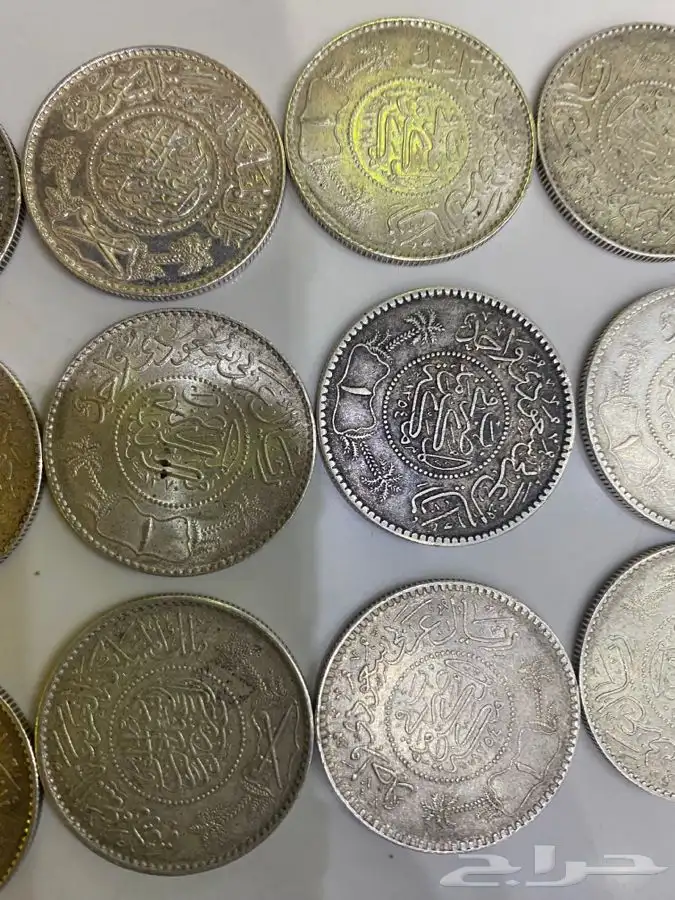 ريال عربي فضة خالص 1354 هه 4