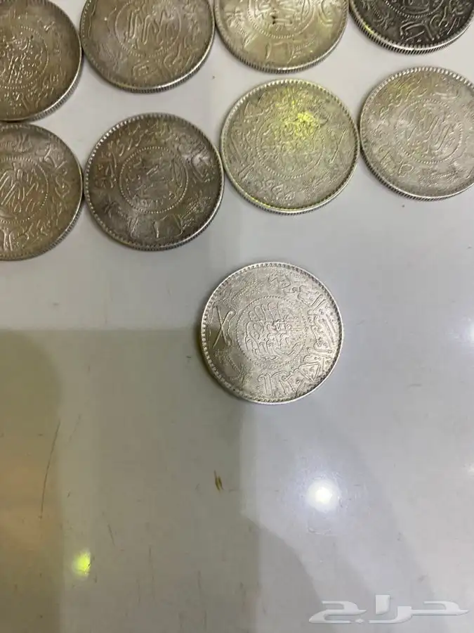 ريال عربي فضة خالص 1354 هه 2