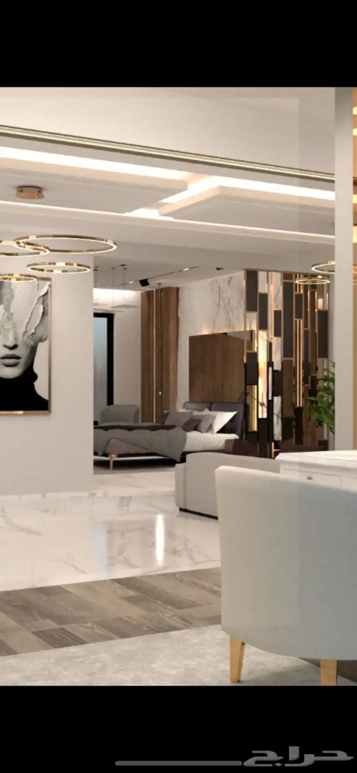 تصميم وتنفيذ ديكورات 3d 26