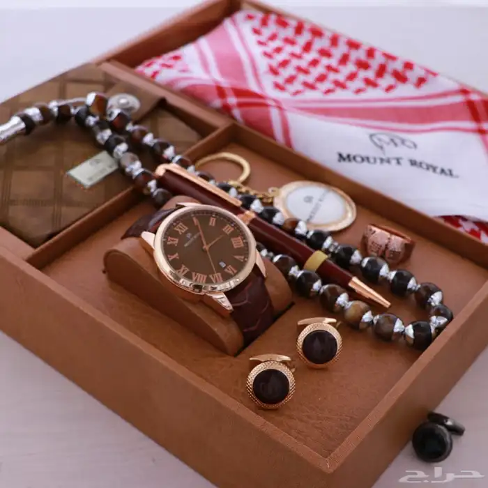 ساعات رجالي مع شماغ 6