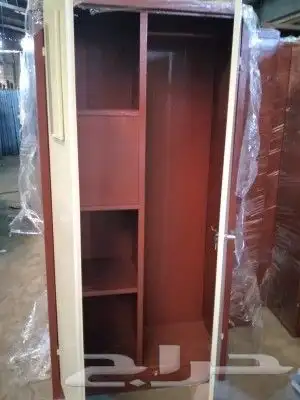 سرير حديد دورين جديد مع مراتب دولاب باب  بابين 4