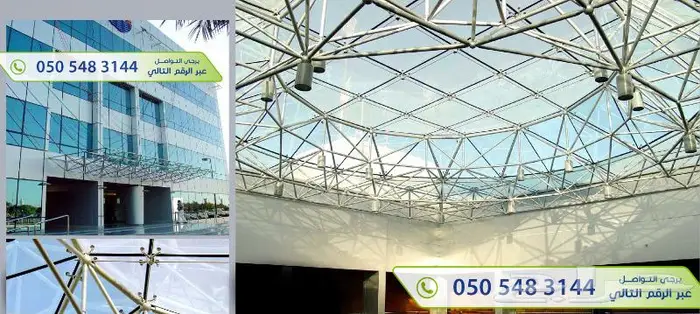 سبيس فريم تركيب Space Frame - مظلات ثلاثية الابعاد 35