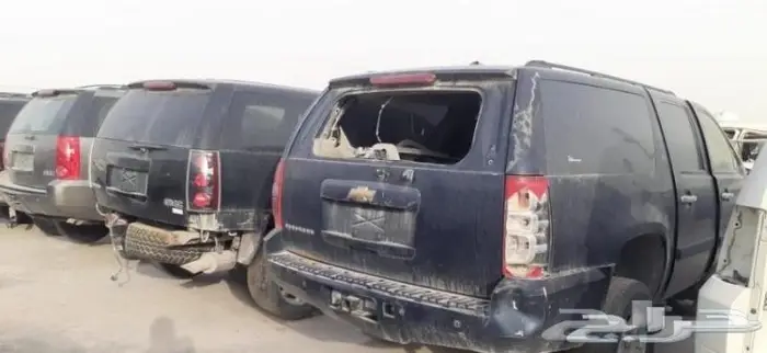 تاهو موديل 2008 مصدوم تشليح ((قطع غيار فقط)) 2