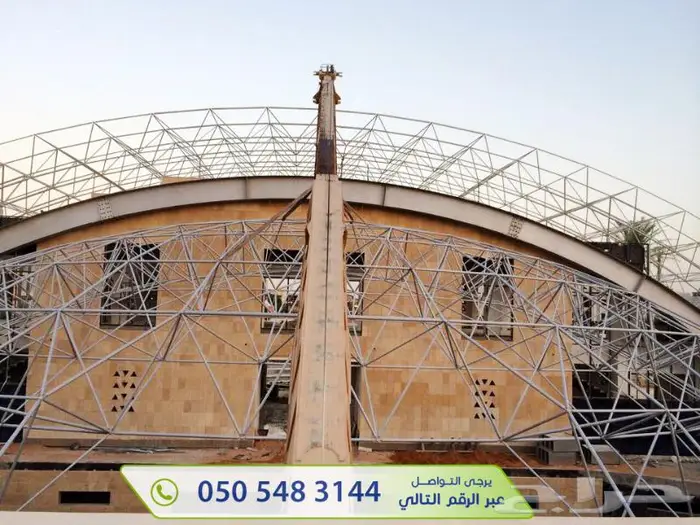 سبيس فريم تركيب Space Frame - مظلات ثلاثية الابعاد 26