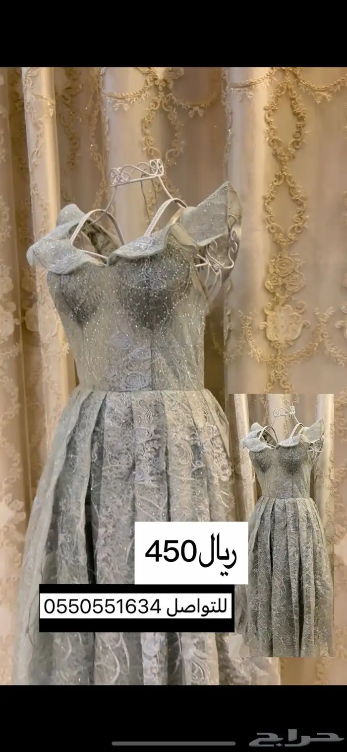 فستان مستعمل جديد ونظيف 0
