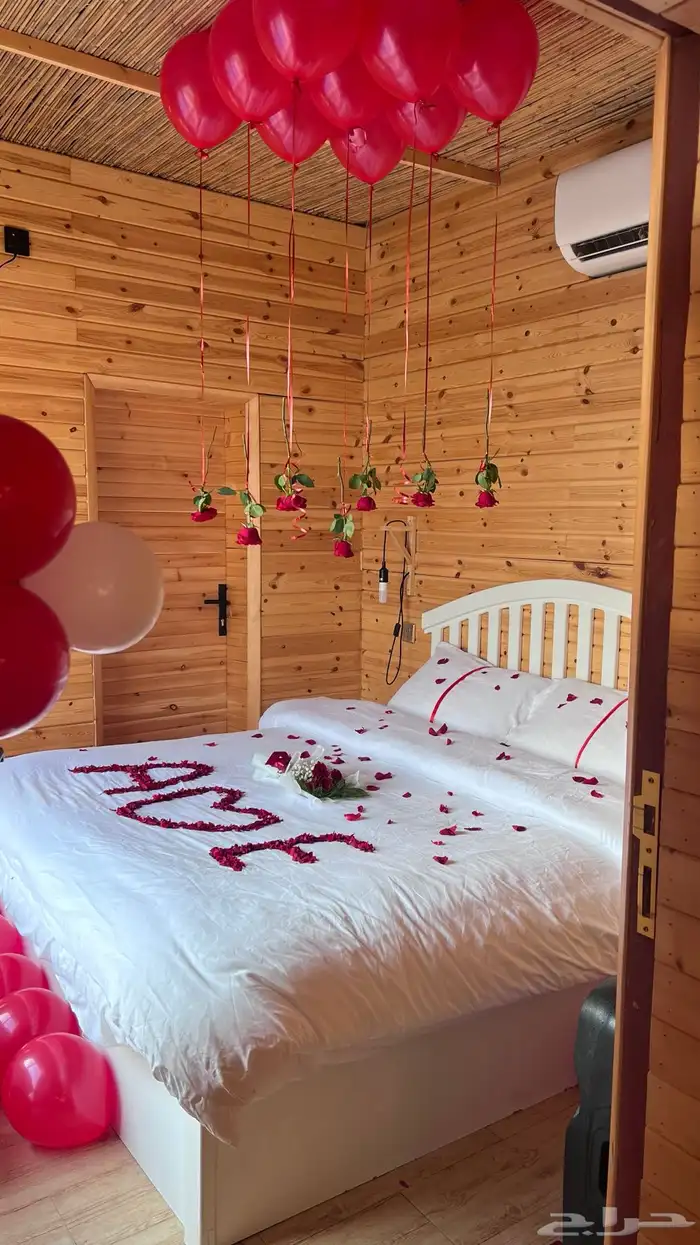 شاليه و كوخ ريفي بمسبح و عروض تنسيق وتريين غرف عرسان وحفلات 12