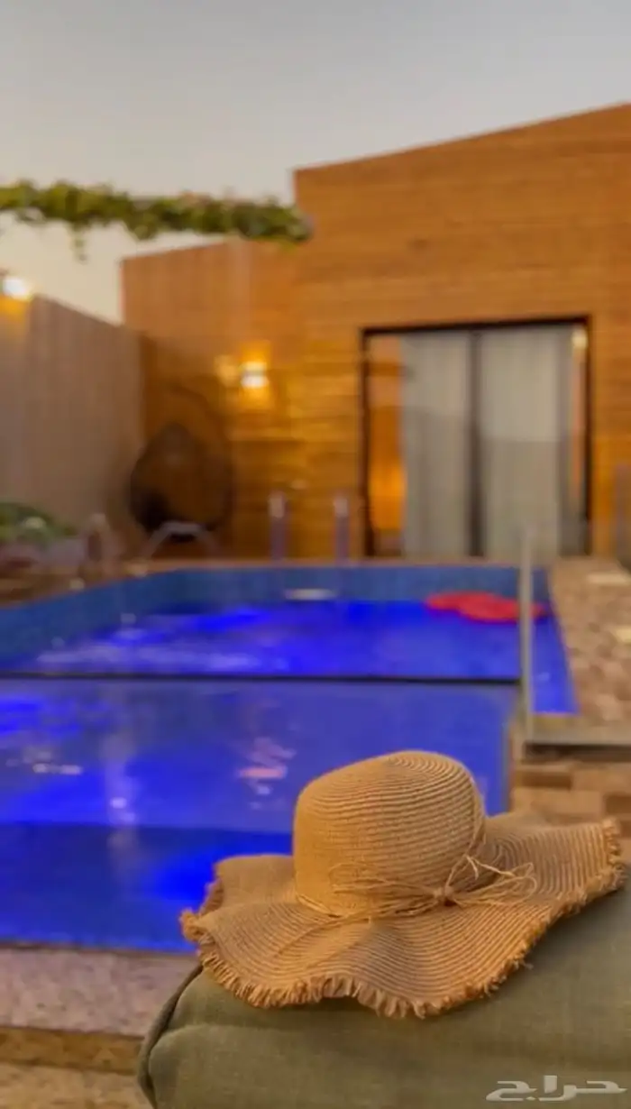 شاليه و كوخ ريفي بمسبح و عروض تنسيق وتريين غرف عرسان وحفلات 13