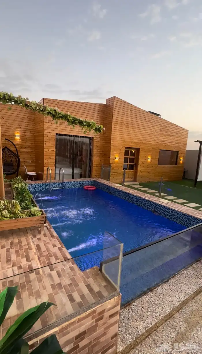 شاليه و كوخ ريفي بمسبح و عروض تنسيق وتريين غرف عرسان وحفلات 11