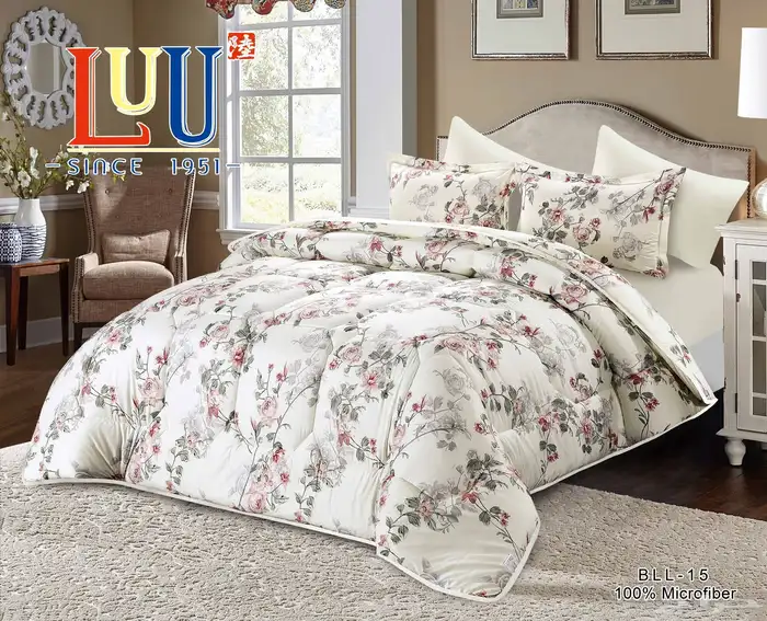 طقم لحافات صينيه مايكروفايبر ممتاز 14