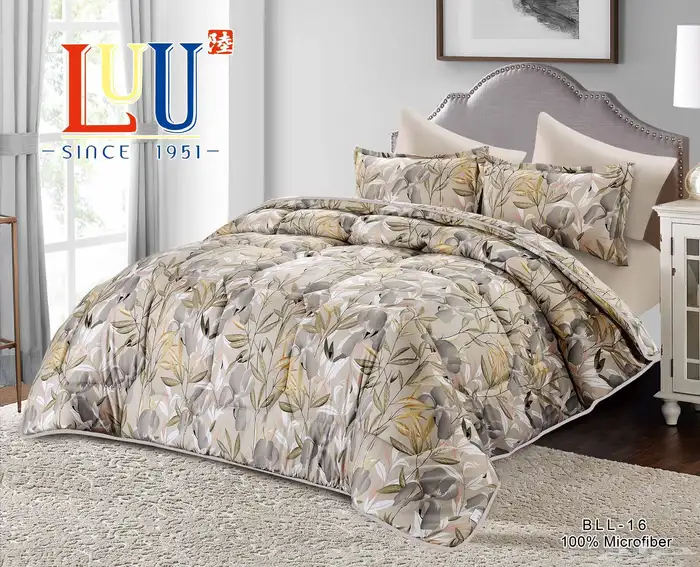 طقم لحافات صينيه مايكروفايبر ممتاز 15