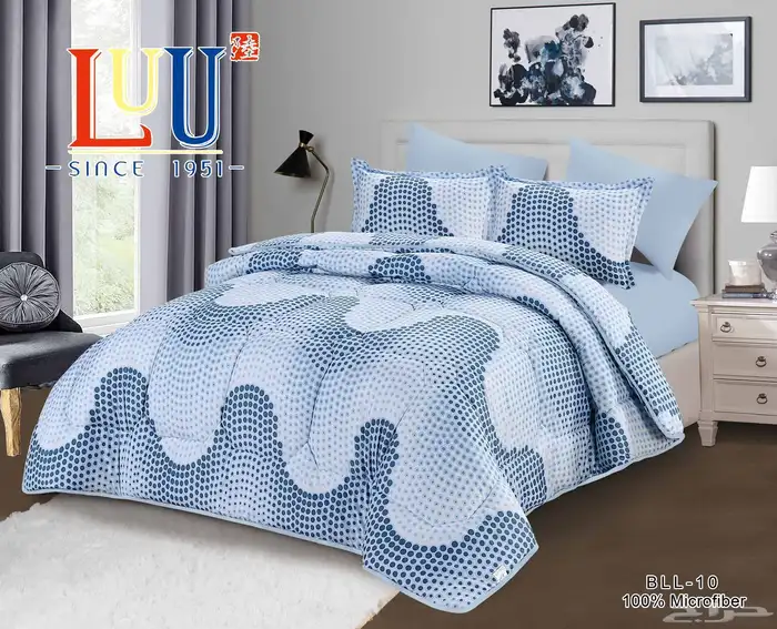 طقم لحافات صينيه مايكروفايبر ممتاز 5