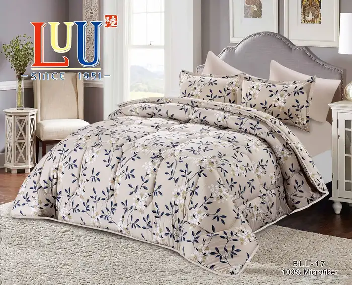 طقم لحافات صينيه مايكروفايبر ممتاز 9