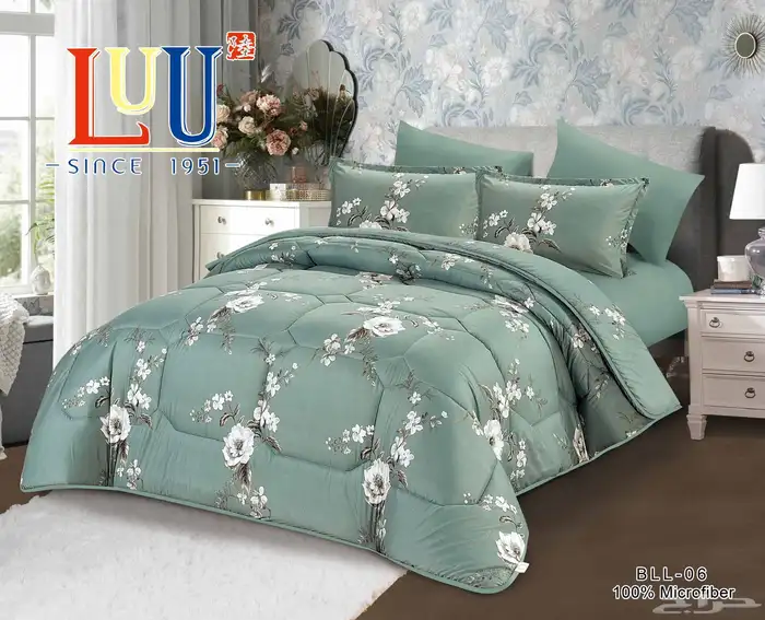 طقم لحافات صينيه مايكروفايبر ممتاز 7