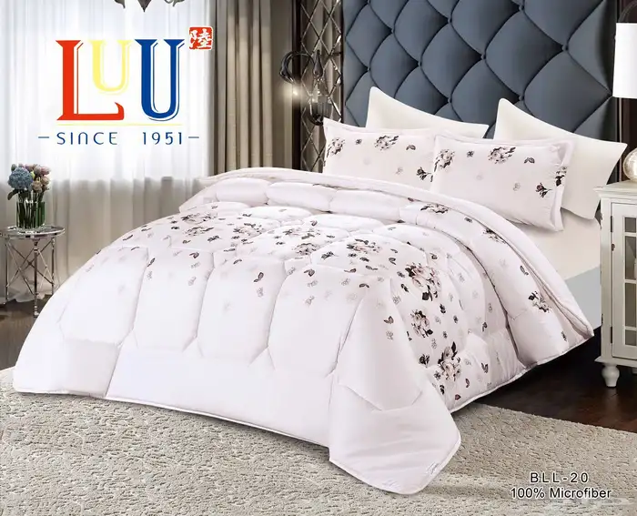 طقم لحافات صينيه مايكروفايبر ممتاز 19