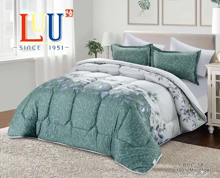 طقم لحافات صينيه مايكروفايبر ممتاز 17