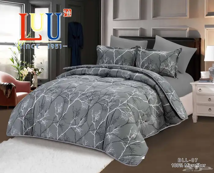 طقم لحافات صينيه مايكروفايبر ممتاز 22