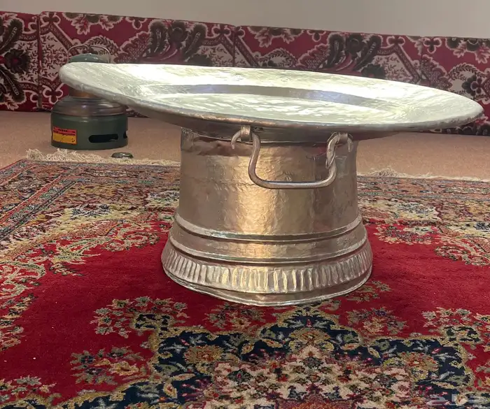 صينيه نحاس قديمه بالحيل 3