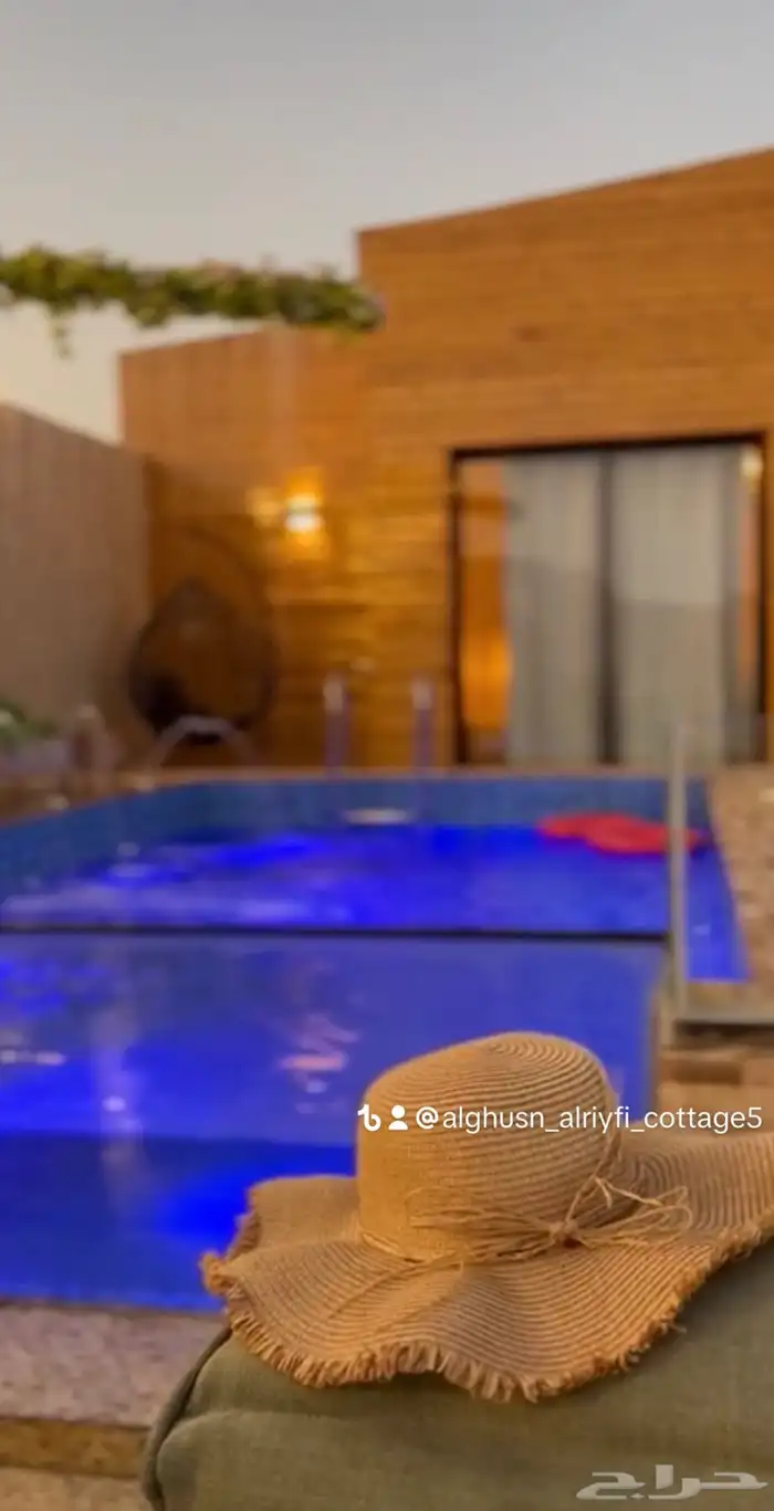 شاليه و كوخ ريفي بمسبح و عروض تنسيق وتريين غرف عرسان وحفلات 3