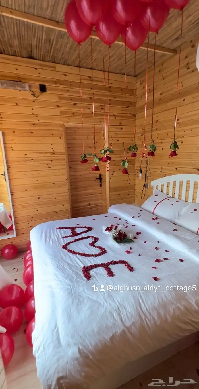 شاليه و كوخ ريفي بمسبح و عروض تنسيق وتريين غرف عرسان وحفلات 2