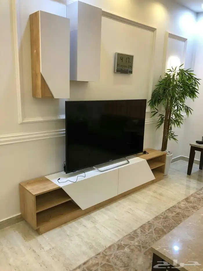 طاولات-مكتبة -طاولات بلازما-مكتبة تلفزيون -رف معلق 2