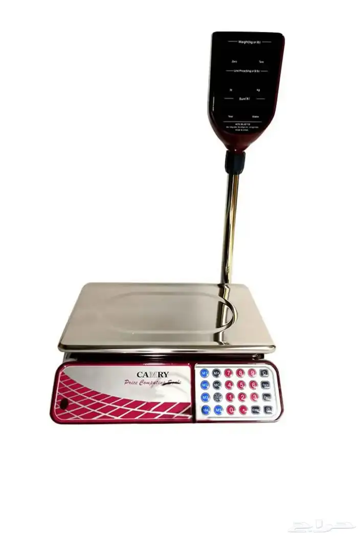 ميزان رقمي تجاري بخاصية حساب الأسعار يزن حتى 30 كجم فضي 1