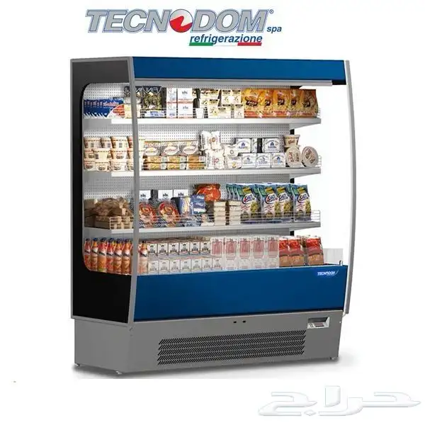ثلاجات سوبرماركت مفتوحة للعرض 0