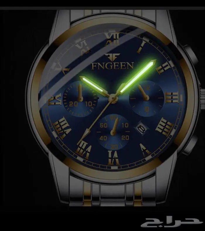 ساعة يد كوارتز كاجوال مقاومة للماء بعقارب مظيئة (جديدة) 1