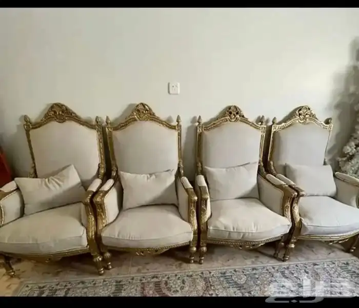 كنب موديل أمريكي خشب مصري كراسي قطع كنب 0