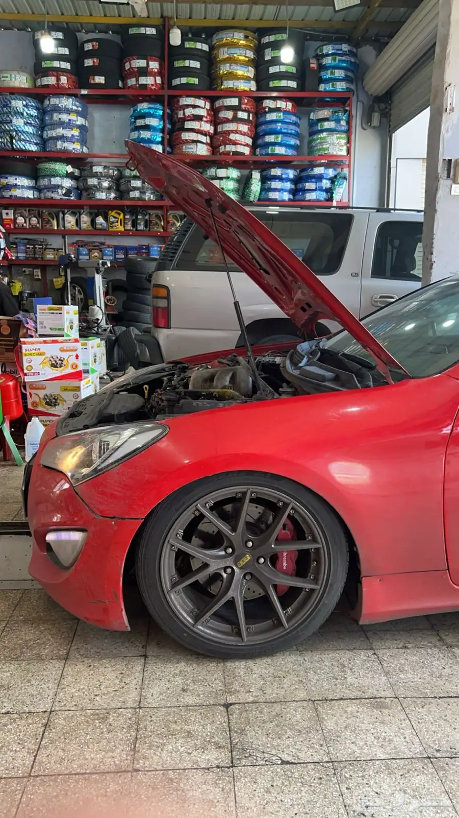وقطع تعديل رياضية ووكالة parts genesis coupe 2013 تشليح جنسس 8
