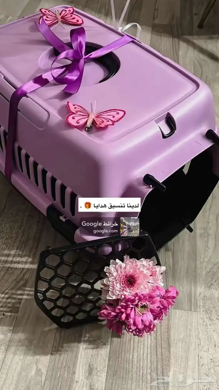 تنسيق هدايا - طيور الحب - شياله قطط - فازه مع سمك 3