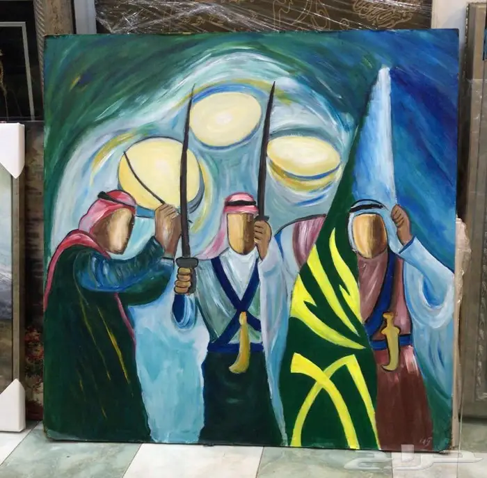 خطاط ورسام لوحات ذهبيه 26