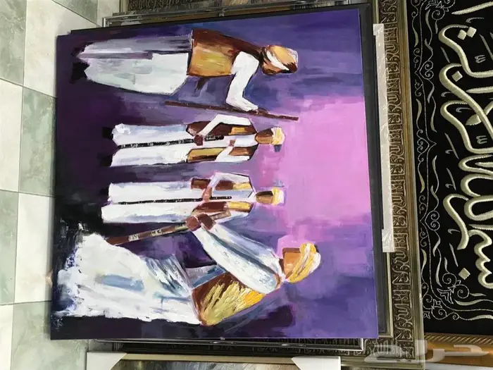 خطاط ورسام لوحات ذهبيه 29