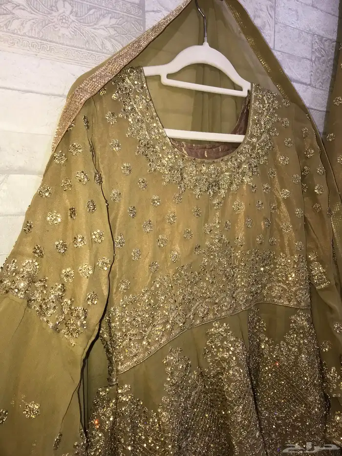 ملابس هندي شرارة فخمة زي عروس ساري تقليدي باكستاني جلوه بحر 13